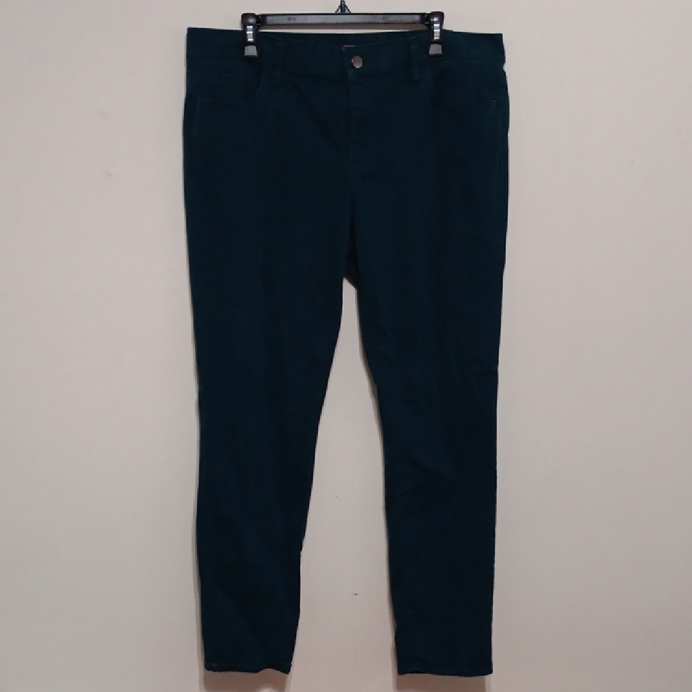 Ann Taylor Teal Blue Straight Leg Jeans 19 1/2" Inches Waist